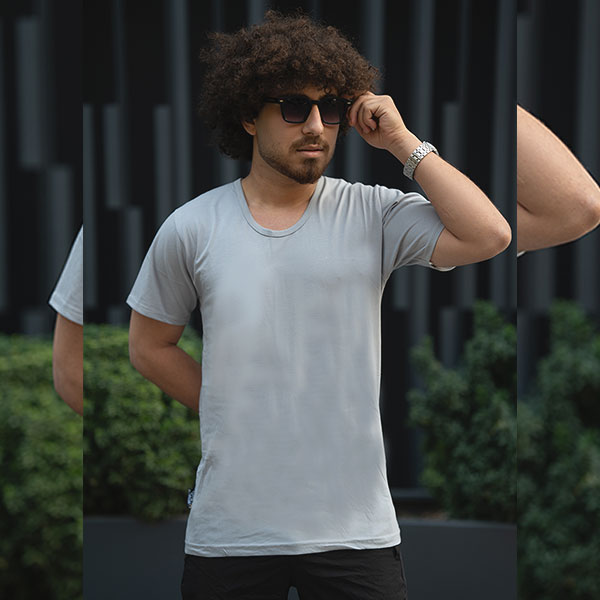 زیرپوش مردانه نیم آستین 100% نخی