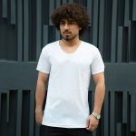 زیرپوش مردانه نیم آستین و یقه گرد پلی استر پنبه سایز 46 - تصویر 2