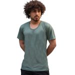 زیرپوش مردانه نیم آستین و یقه گرد پلی استر پنبه سایز 46 - تصویر 4