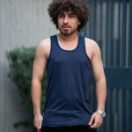 زیرپوش مردانه رکابی پلی استر پنبه سایز 48